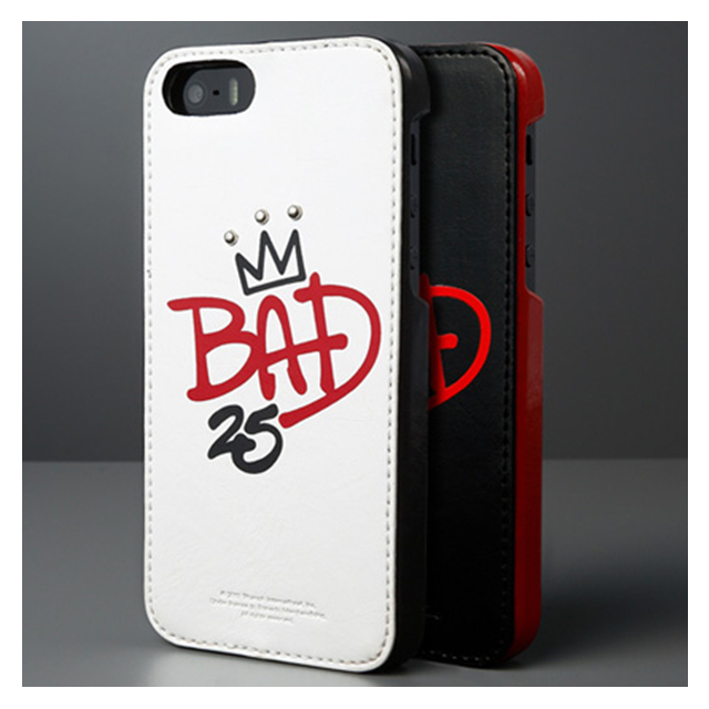 【iPhoneSE(第1世代)/5s/5 ケース】Michael Jackson BAD 25th Graffiti Bar (ブラック)サブ画像