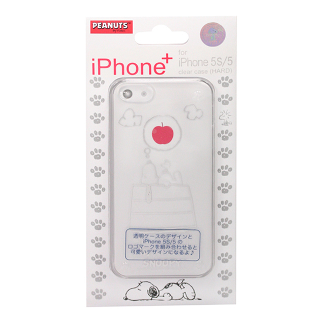 【iPhoneSE(第1世代)/5s/5 ケース】SNOOPY iPhone+ (SNOOPY)サブ画像