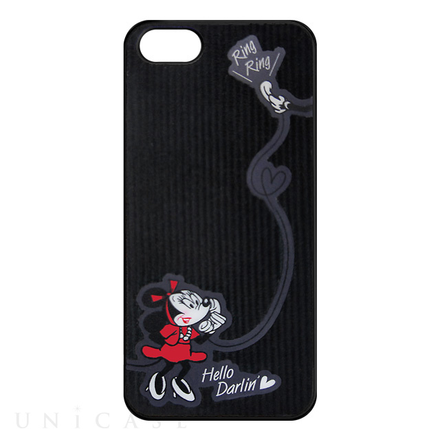 限定】桃プロデュース【iPhone5s/5 ケース】Disney ミニーマウス(コーデュロイ) for iPhone5s/5 image