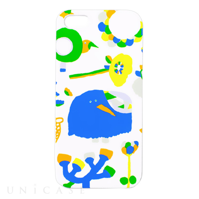 【iPhoneSE(第1世代)/5s/5 ケース】iPhone Case BIRD＆FLOWER BL