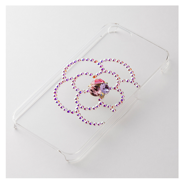【iPhoneSE(第1世代)/5s/5 ケース】Bijou Camellia ～Point～ Pinkサブ画像