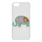 【iPhoneSE(第1世代)/5s/5 ケース】Bijou Macaron Elephant ～Point～ Mint