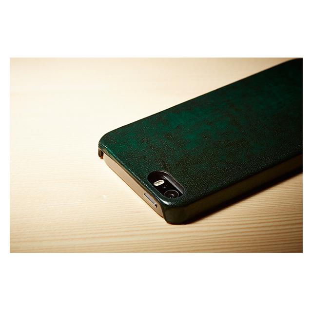 【iPhone5s/5 ケース】KATHARINE HAMNETT LONDON Leather Cover Set (Green)サブ画像