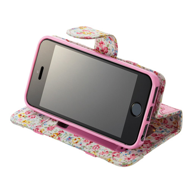 【iPhone5s/5c/5 ケース】花柄トランクカバー ブルーgoods_nameサブ画像