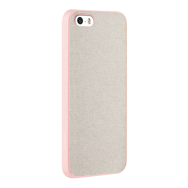 【iPhone5s/5 ケース】OZAKI O!coat Canvas Slim Light Pinkサブ画像