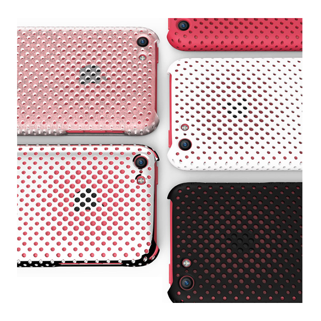 【iPhone5c ケース】MESH SHELL CASE MAT CLEARサブ画像