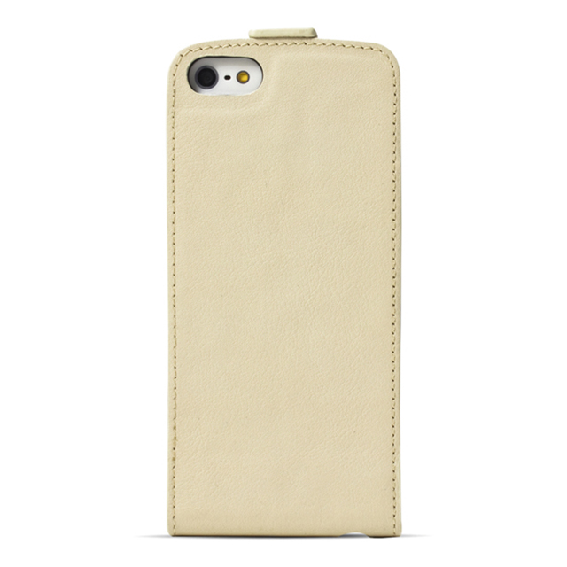【iPhone5s/5 ケース】BMW Genuine Leather Flap Case (Cream Beige)サブ画像