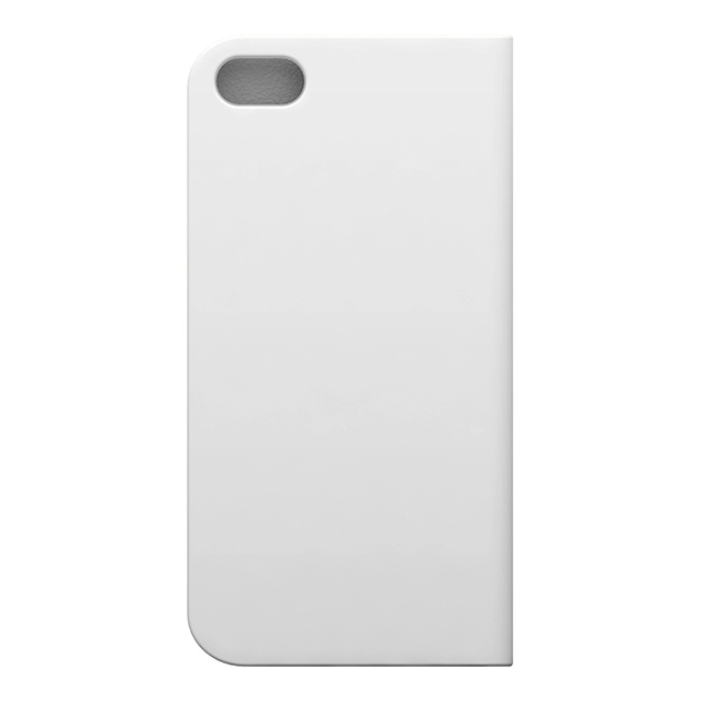 【iPhoneSE(第1世代)/5s/5 ケース】D5 Calf Skin Leather Diary (ホワイト)サブ画像