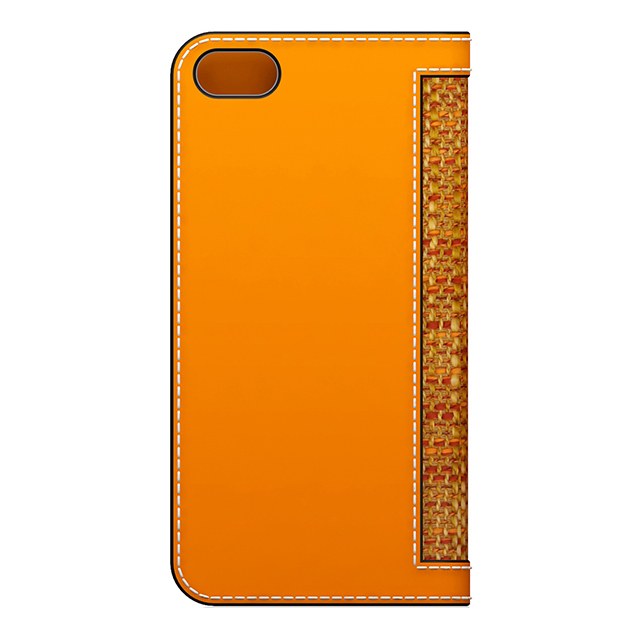 【iPhoneSE(第1世代)/5s/5 ケース】D5 Edition Calf Skin Leather Diary (オレンジ)goods_nameサブ画像