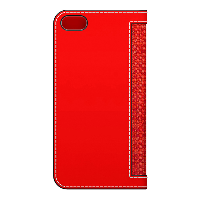【iPhoneSE(第1世代)/5s/5 ケース】D5 Edition Calf Skin Leather Diary (レッド)サブ画像