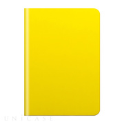 【iPad(9.7inch)(第5世代/第6世代)/iPad Air(第1世代) ケース】D5 Calf Skin Leather Diary (イエロー)
