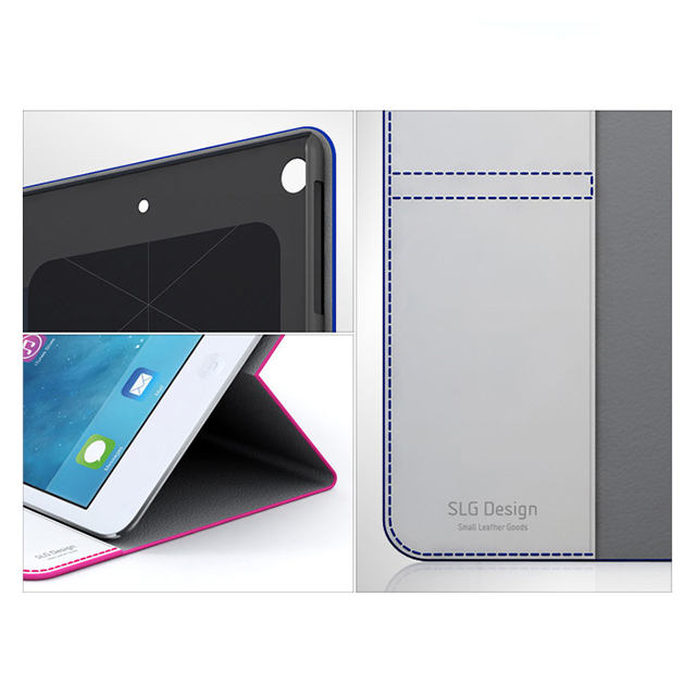 【iPad(9.7inch)(第5世代/第6世代)/iPad Air(第1世代) ケース】D5 Calf Skin Leather Diary (ホワイト)サブ画像