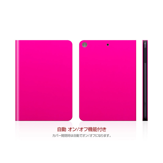 【iPad(9.7inch)(第5世代/第6世代)/iPad Air(第1世代) ケース】D5 Calf Skin Leather Diary (ダークブラウン)サブ画像