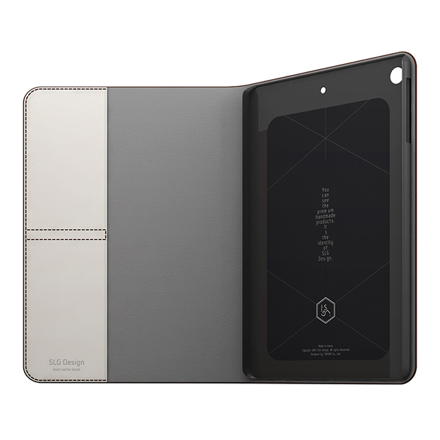 【iPad(9.7inch)(第5世代/第6世代)/iPad Air(第1世代) ケース】D5 Calf Skin Leather Diary (タンブラウン)goods_nameサブ画像