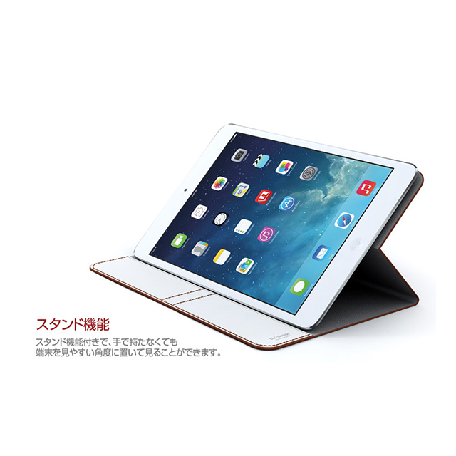 【iPad mini3/2/1 ケース】D5 Calf Skin Leather Diary (イエロー)サブ画像