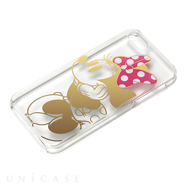 【iPhoneSE(第1世代)/5s/5 ケース】ディズニー PCケース クリア金箔押し ミニーマウス