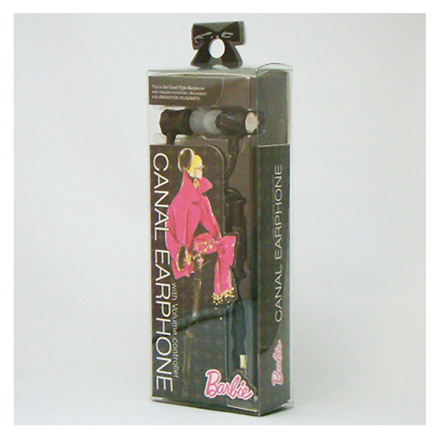 BarbieボリュームコントロールLスワロカナルイヤホン (ツイストモデル ブラック)サブ画像