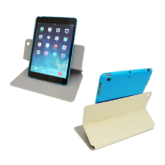 【iPad mini3/2/1 ケース】スタンド機能付き横開きケース Sider Baco, Red/Whiteサブ画像