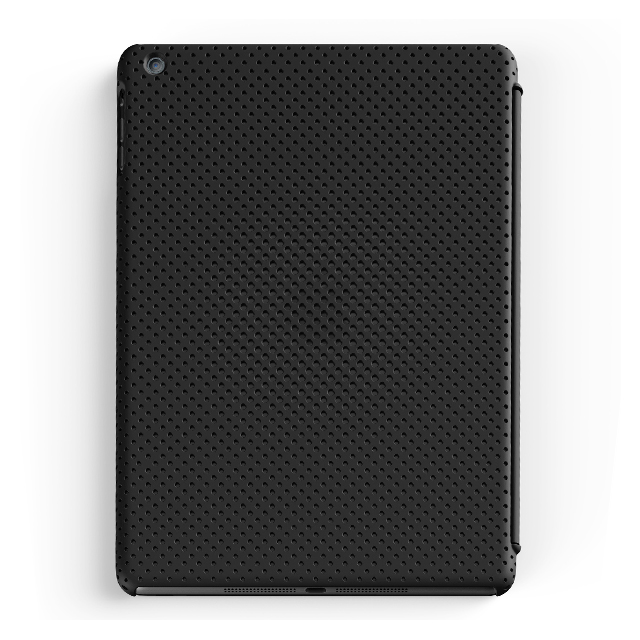 【iPad Air(第1世代) ケース】MESH SHELL CASE MAT BLACKサブ画像