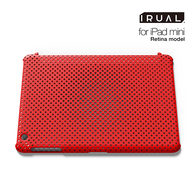 【iPad mini3/2 ケース】MESH SHELL CASE MAT REDサブ画像
