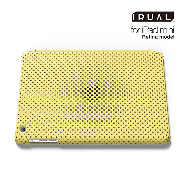 【iPad mini3/2 ケース】MESH SHELL CASE MAT YELLOWgoods_nameサブ画像