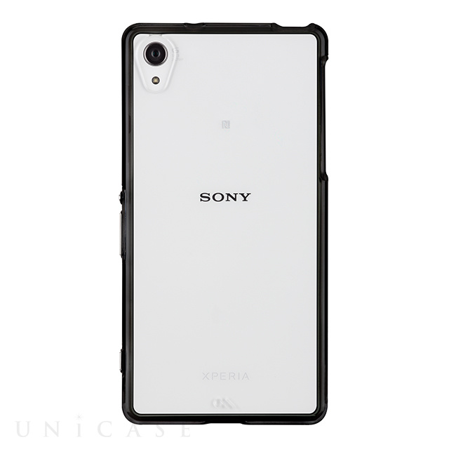 【XPERIA Z2 ケース】Hybrid Tough Naked Case Clear/Black