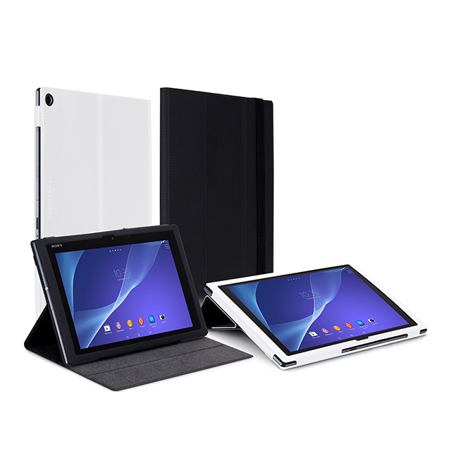 【XPERIA Z2 Tablet ケース】Slim Folio Case Whiteサブ画像