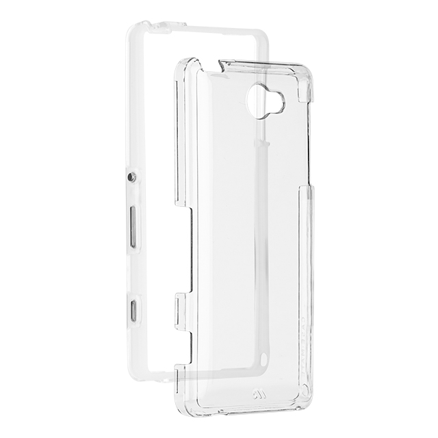 【XPERIA ZL2 ケース】Hybrid Tough Naked Case Clear/Clearサブ画像