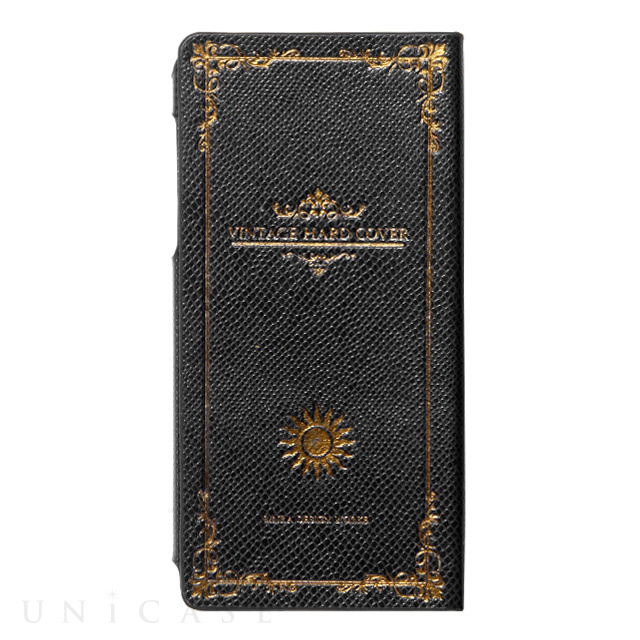 【iPhoneSE(第1世代)/5s/5c/5 ケース】Vintage Hardcover Case (ブラック)