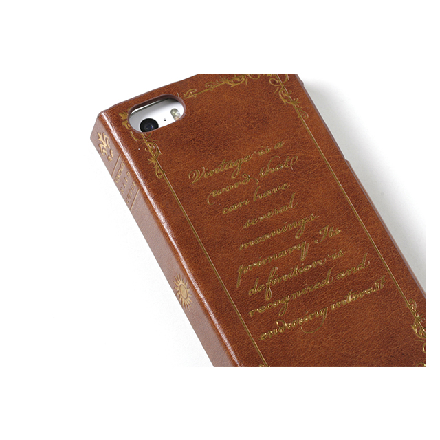 【iPhoneSE(第1世代)/5s/5c/5 ケース】Vintage Hardcover Case (ネイビー)goods_nameサブ画像