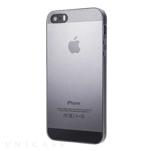 【iPhone5s/5 ケース】Super Thin TPU Case Smoke