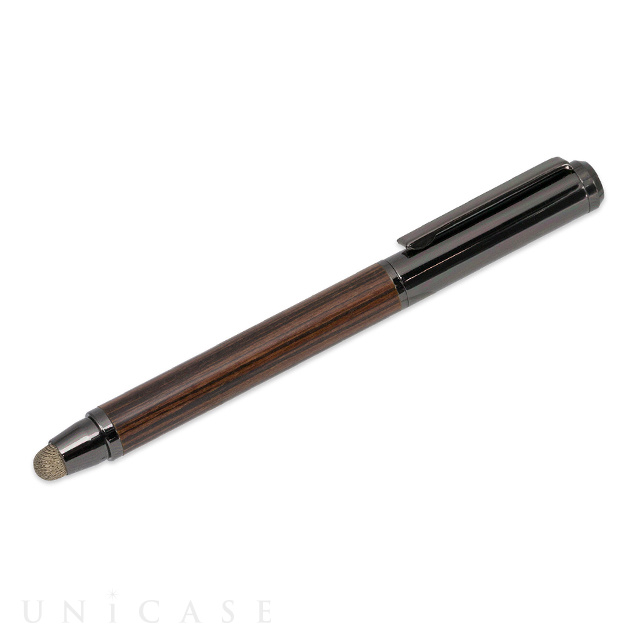 Wooden Touch Pen with ballpoint pen (ローズウッド＆ブラック)