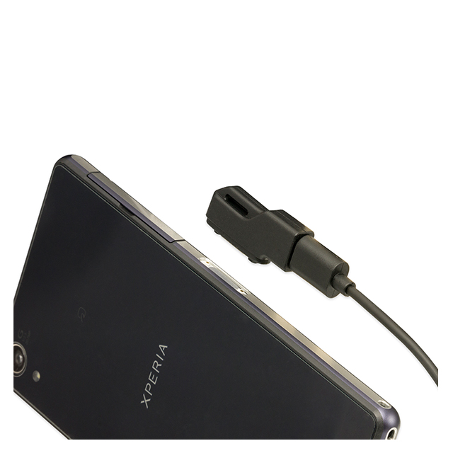 TRAVEL BIZ Xperia micro USB Magnet Adapter Blackサブ画像