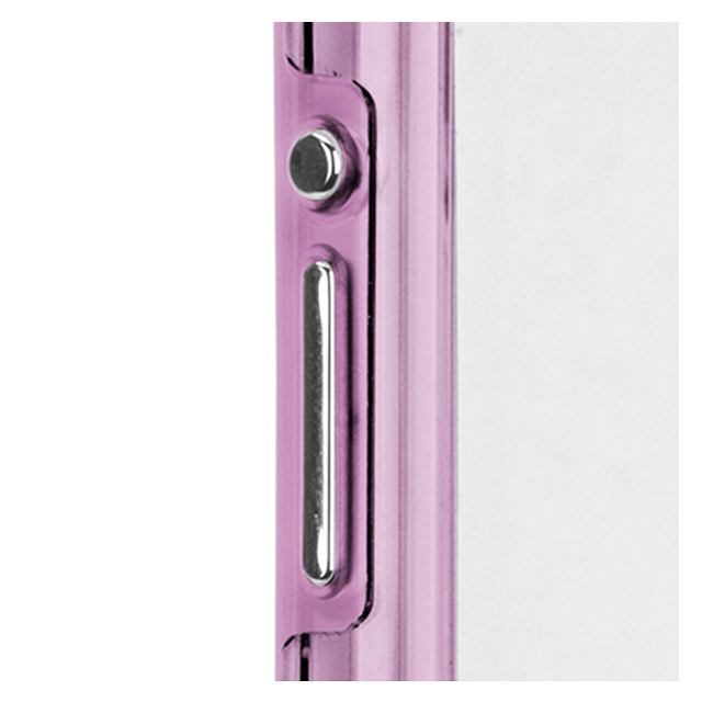 【XPERIA A2/Z1 f ケース】Hybrid Tough Naked Case Clear/Lavendergoods_nameサブ画像