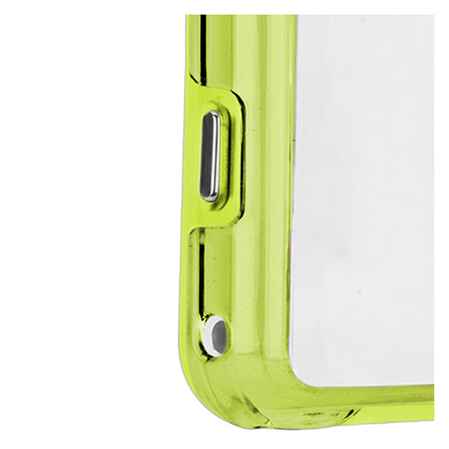【XPERIA A2/Z1 f ケース】Hybrid Tough Naked Case Clear/Limeサブ画像