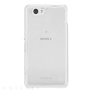 【XPERIA A2/Z1 f ケース】Hybrid Tough Naked Case Clear/Clear