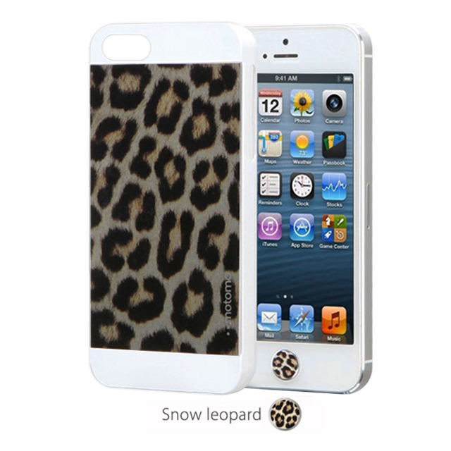 【iPhone5s/5 ケース】INO METAL SAFARI CASE (Snow Leopard White)サブ画像