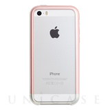 【iPhoneSE(第1世代)/5s/5 ケース】Duralumin Bumper (Pink×Silver)