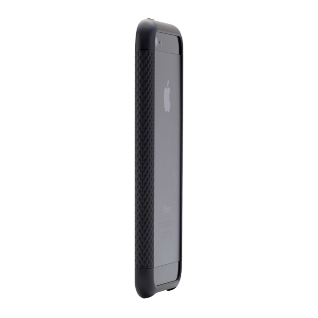 【iPhoneSE(第1世代)/5s/5 ケース】Duralumin Bumper Quattro (Black)サブ画像