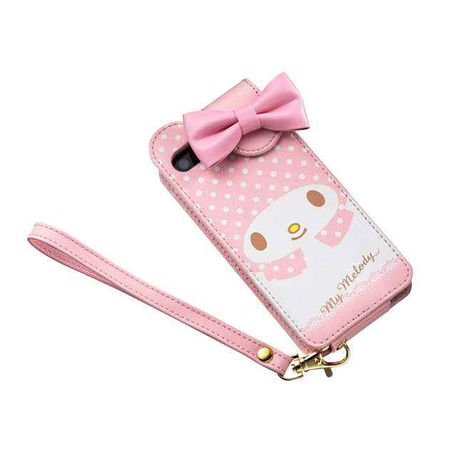 【iPhone5s/5c/5 ケース】マイメロディダイヤリーカバー縦開きタイプ フェイスMMgoods_nameサブ画像