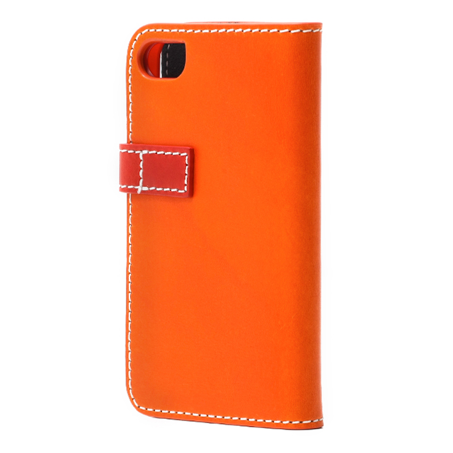 【iPhone5s/5 ケース】ブッテーロレザー オレンジ＆レッドサブ画像