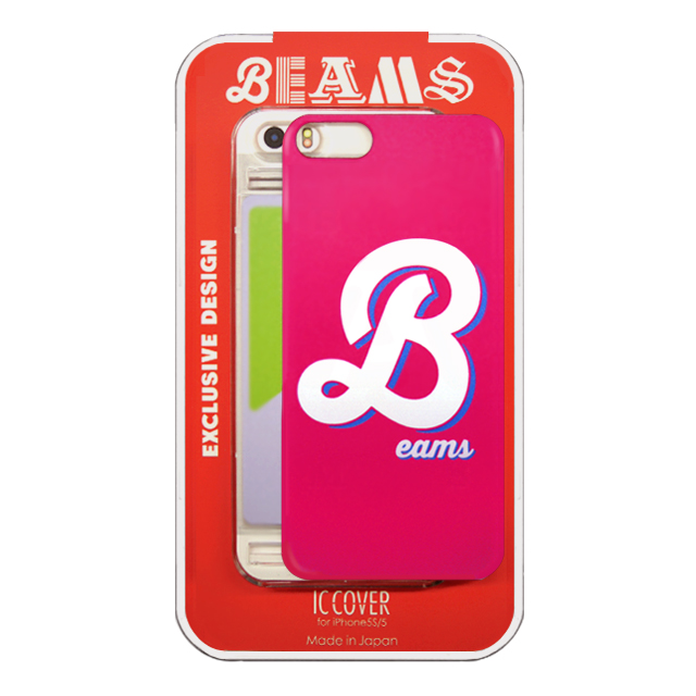 【iPhoneSE(第1世代)/5s/5 ケース】アルファベットシリーズ Designed by 「BEAMS」 ”B”サブ画像