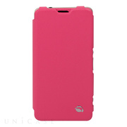 【XPERIA A2 ケース】FlipCase Malmo Pink