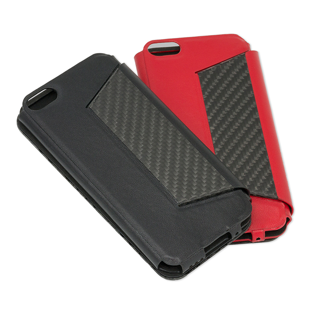 【限定】【iPhone5s/5 ケース】Carbon ＆ Leather Case for iPhone5/5S Shadow Blackサブ画像