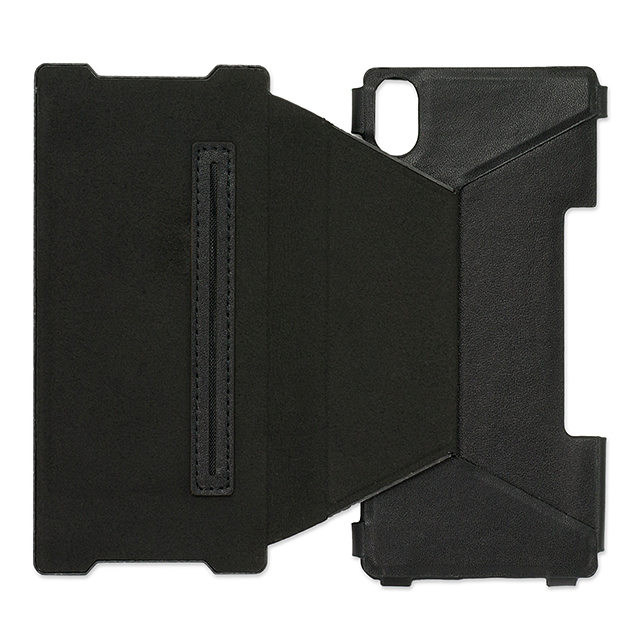 【XPERIA Z2 ケース】Carbon ＆ Leather Case for Xperia Z2 Shadow Blackサブ画像