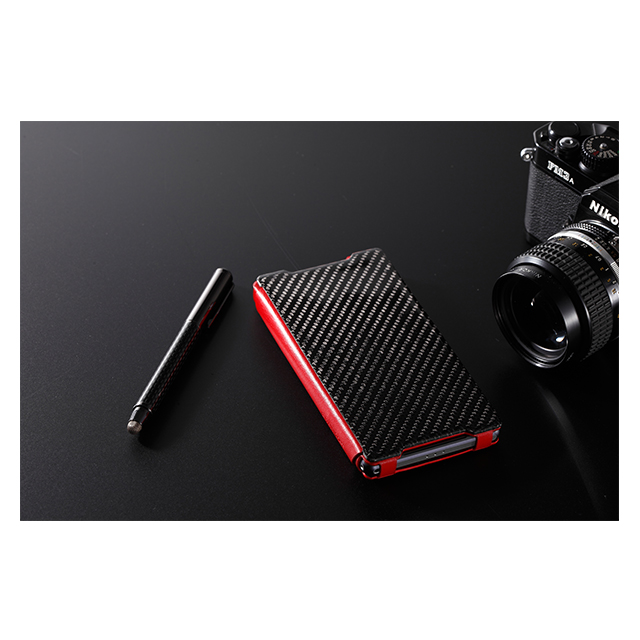 【XPERIA Z2 ケース】Carbon ＆ Leather Case for Xperia Z2 Shadow Blackgoods_nameサブ画像