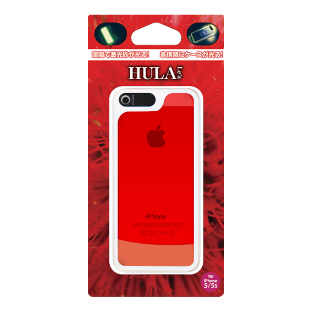 【iPhone5s/5 ケース】HULA Le’a Lino/Lehua Redサブ画像