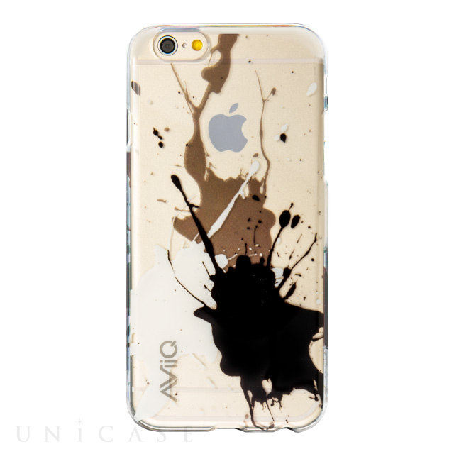 【iPhone6 ケース】AViiQ iPhone6 Splash Art Black White