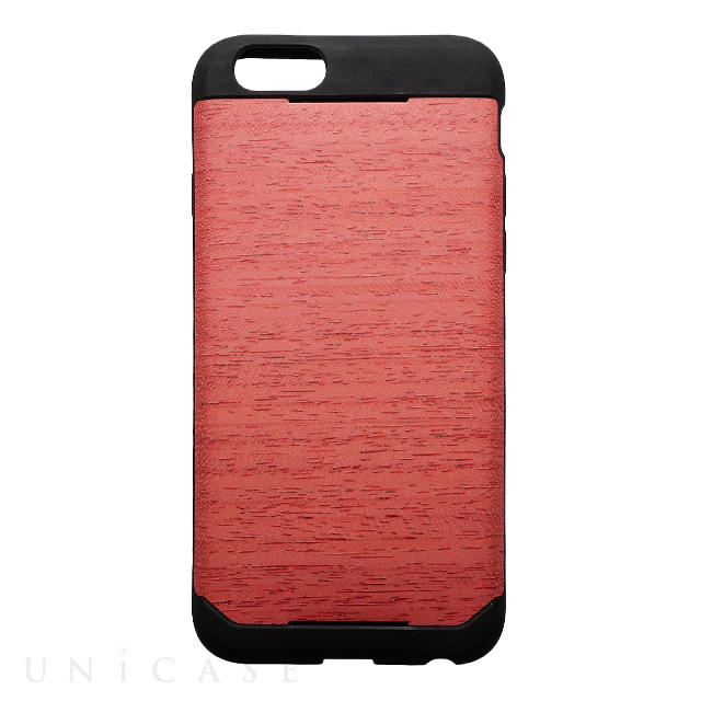 【iPhone6s/6 ケース】Wood Skin ブーケンビリア