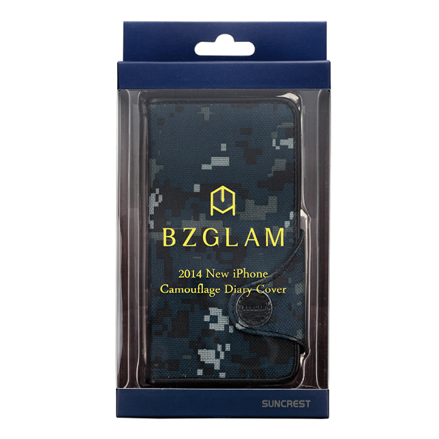 【iPhone6s/6 ケース】BZGLAM カモフラージュカバー デジタルネイビーサブ画像